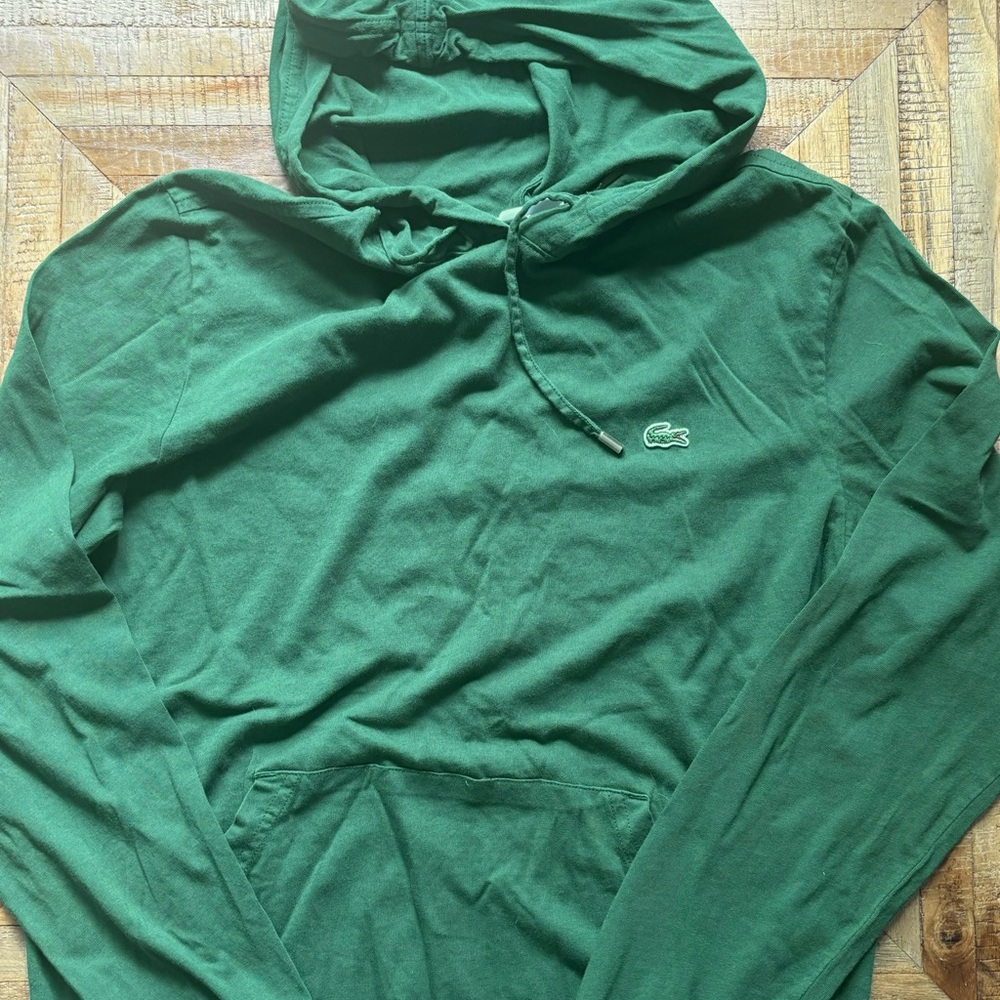 Lacoste Men's Forest Green Hoodie